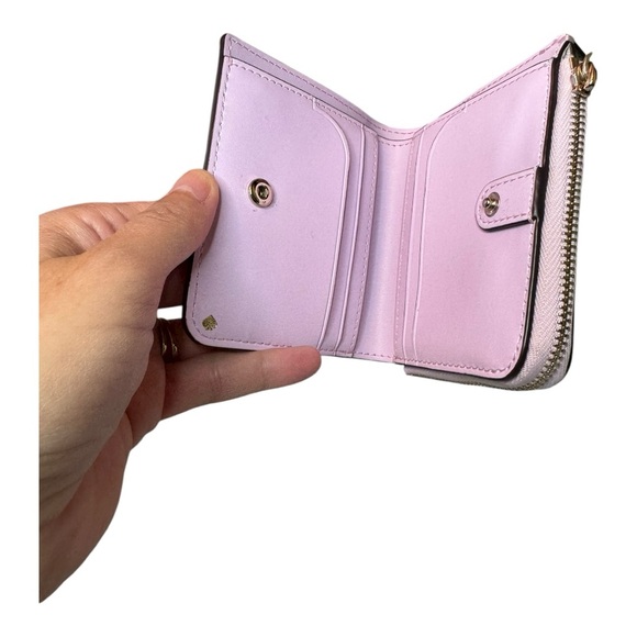 Kate Spade Pink Parrot 3D Pippa Flock Party Small Bucket Bag & Bifold Wallet Set - Picture 5 of 12